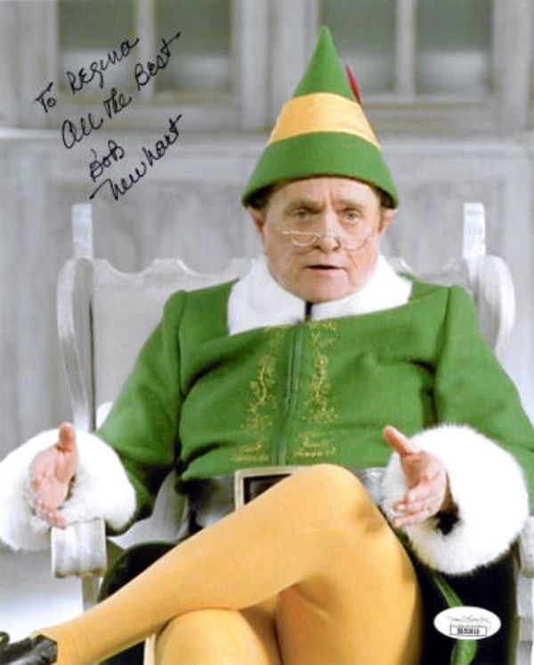 CTBL-031639 8 x 10 in. Bob Newhart Signed ELF Movie To Regina All the Best- JSA-SS51610 Autographed Photo -  RDB Holdings & Consulting, CTBL_031639