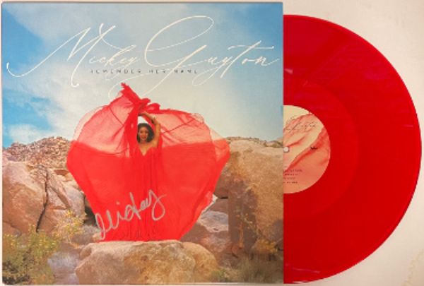 CTBL-033390 Mickey Guyton Signed 2021 Remember Her Name Capitol LP & Vinyl, Record Album Cover