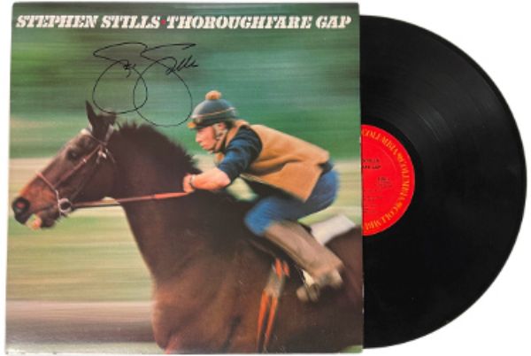 CTBL-034544 Stephen Stills Signed 1978 Thoroughfare Gap LP & Vinyl Record- JSA-AF37156 Album Cover