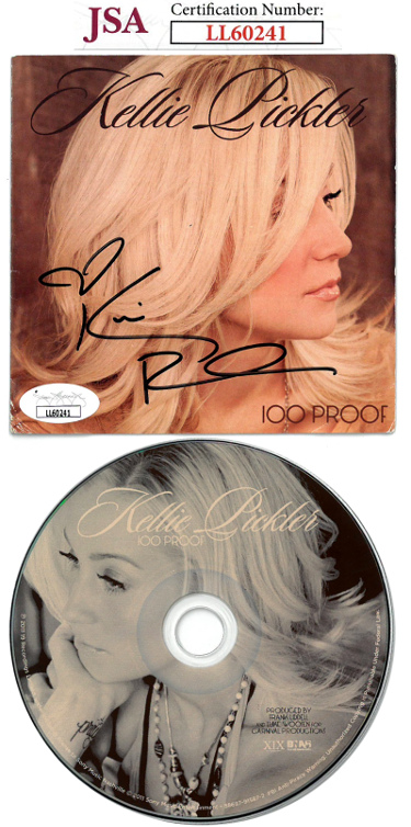 CTBL-030666 Kellie Pickler Signed 2011 100 Proof Cover Booklet with CD & Case - JSA-LL60241