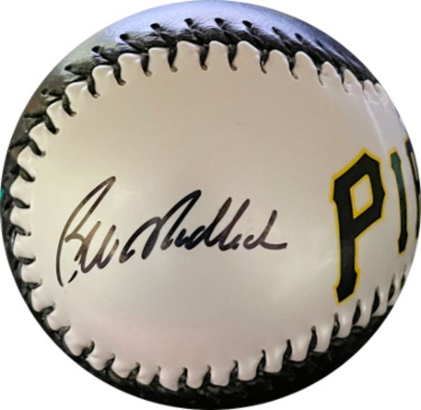 CTBL-031453 Bill Madlock Signed Franklin Pittsburgh Pirates Logo JSA Authenticated Baseball