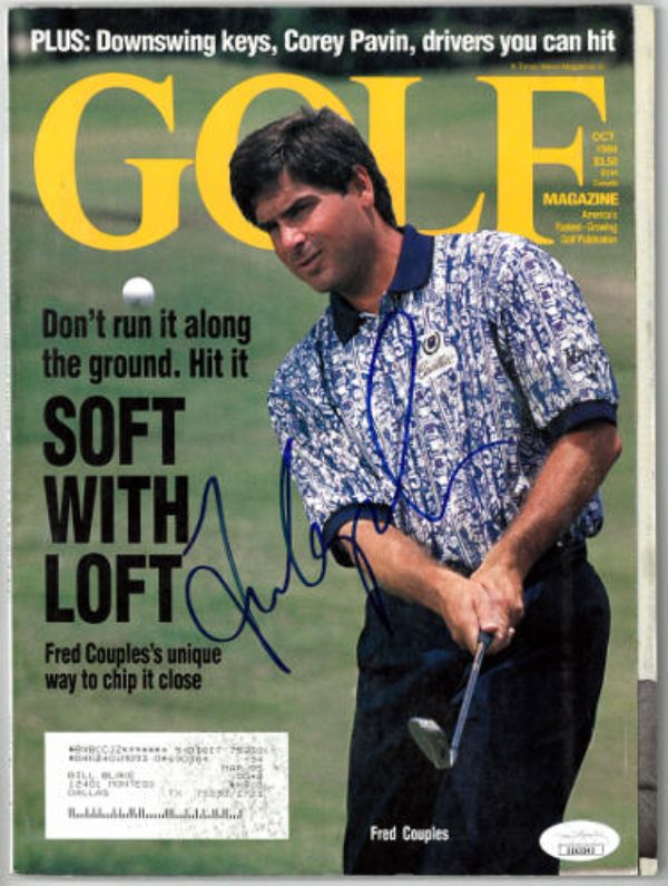CTBL-033235 Fred Couples Signed Golf Full October 1994- JSA-EE63342 Magazine