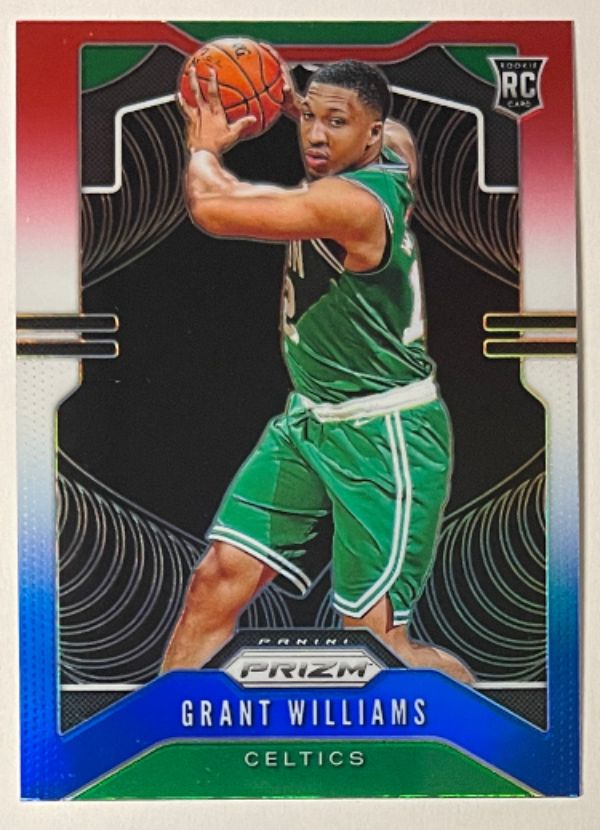 CTBL-033240 Grant Williams 2019-2020 Panini Prizm Rookie & RC No. 267 Boston Celtics Basketball Card, Red, White & Blue -  RDB Holdings & Consulting, CTBL_033240