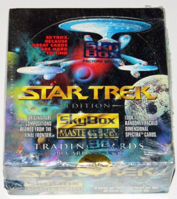 CTBL-033335 1993 Skybox Star Trek Master Series Factory Sealed Box - Pack of 36 - 6 Card per Pack -  RDB Holdings & Consulting, CTBL_033335