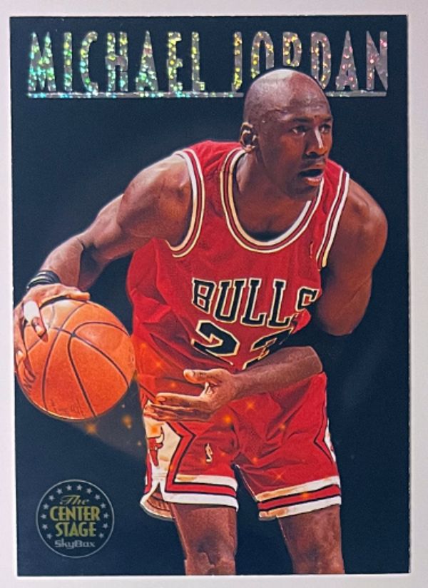 CTBL-033359 Michael Jordan 1993-1994 Skybox Premium Center Stage Insert No. CS1 Chicago Bulls Basketball Card -  RDB Holdings & Consulting, CTBL_033359