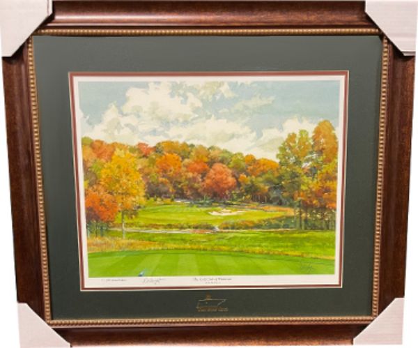 CTBL-033149 16 x 20 in. The Golf Club of Tennessee Hole 16, Par 3 Giclee LTD 13-100 Custom 24 x 28 in. Robert Knight Signed Photo Framing -  RDB Holdings & Consulting, CTBL_033149
