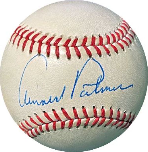 Picture of RDB Holdings & Consulting CTBL-033948 Arnold Palmer Signed RONL Official Rawlings National League JSA No. Y66059 Full LOA Golf Hall of Famer Baseball