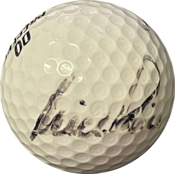 CTBL-032924 Nick Price Signed 00 Precept EV Imperfect COA Golf Ball