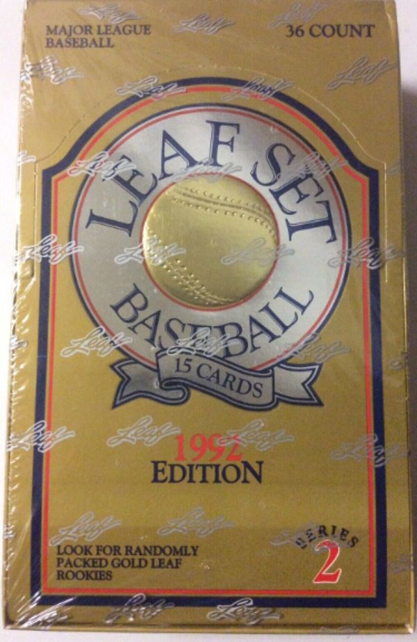 CTBL-032968 1992 Leaf Series 2 MLB Factory Sealed Unopened Baseball Wax Box - Pack of 36 - 15 Card per Pack -  RDB Holdings & Consulting, CTBL_032968