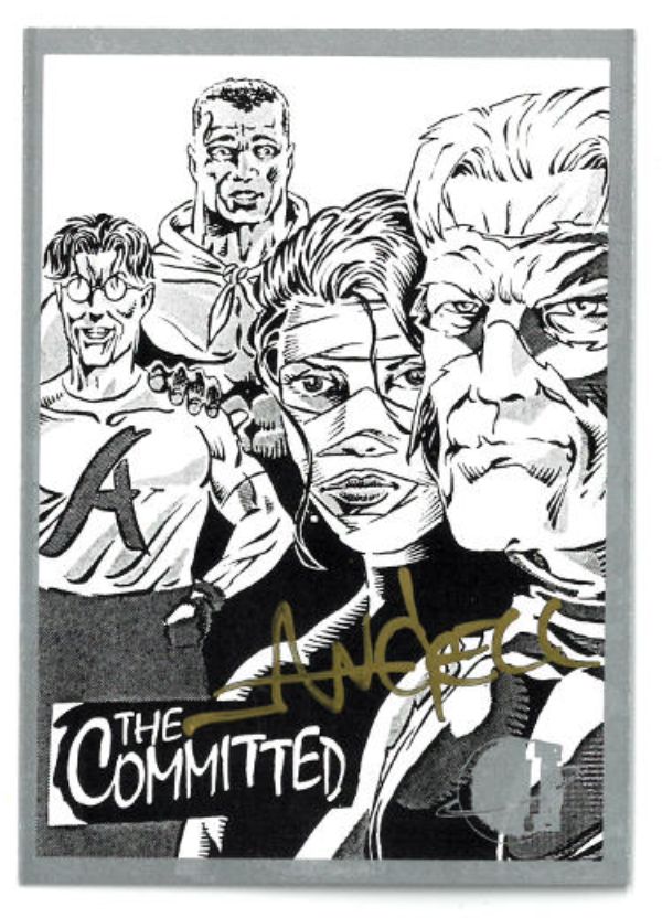 CTBL-033814 Chuck Angell Signed 1994 The Committed Dilemma Productions Best Cellars Collector No. 70 COA Card Autographed