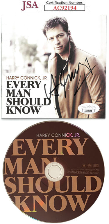 CTBL-034696 Harry Connick, Jr Signed 2013 Every Man Should Know JSA-AC92194 Columbia Records Album Cover Booklet with CD