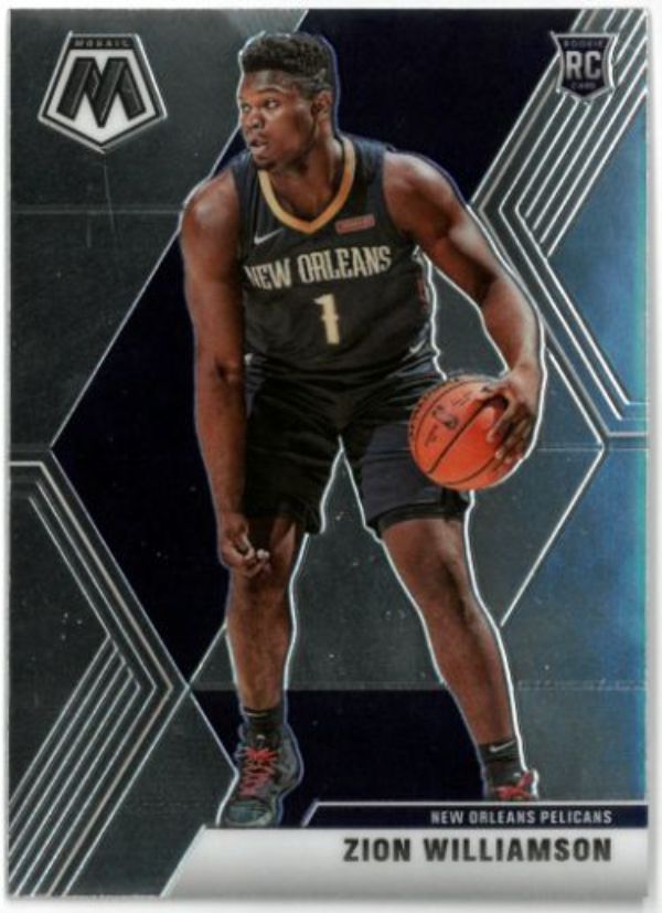 CTBL-034797 Zion Williamson 2019-2020 Panini Mosaic Rookie RC No. 209 New Orleans Pelicans Basketball Card -  RDB Holdings & Consulting, CTBL_034797