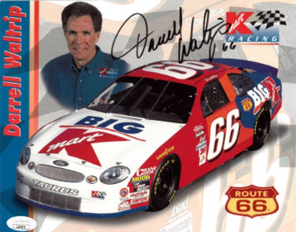 CTBL-031837 8 x 10 in. Darrell Waltrip Signed NASCAR Route 66 K Mart Racing No.66- JSA-LL60271 Autographed Photo -  RDB Holdings & Consulting, CTBL_031837