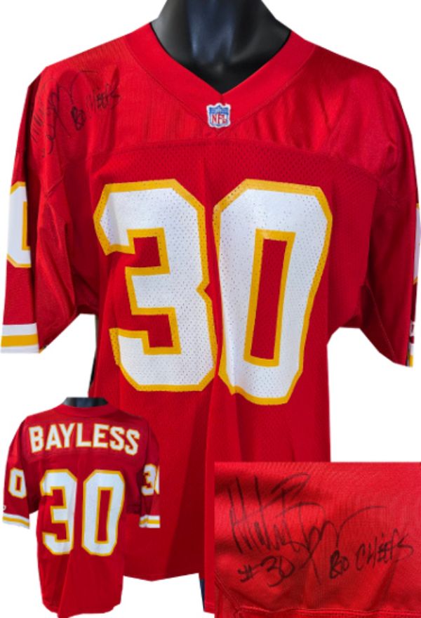 CTBL-032817 Martin Bayless Signed Official Wilson NFL Authentic Onfield Kansas City Chiefs Beckett Review No. 30 Football Jersey - Size 46 -  RDB Holdings & Consulting, CTBL_032817