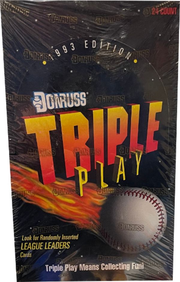 Picture of RDB Holdings & Consulting CTBL-034625 1993 Donruss & Leaf Triple Play MLB Factory Sealed Wax Box New Baseball Card - Pack of 36 - 15 Card per Pack