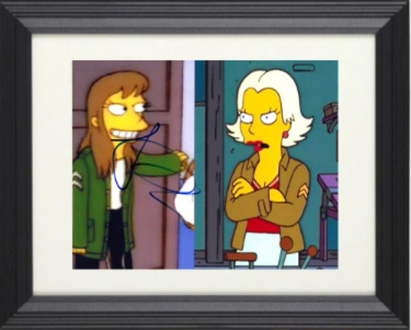 CTBL-F33920 8 x 10 in. Amy Poehler Signed The Simpsons Custom Framing- Pristine Auctions LOA Autographed Photo -  RDB Holdings & Consulting, CTBL_F33920