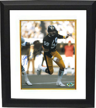 Picture of Athlon CTBL-BW16260 Jack Ham Signed Pittsburgh Steelers 8 x 10 Photo Custom Framed HOF 88