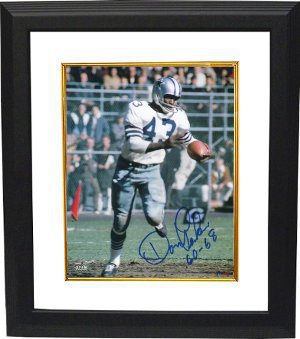 Picture of Athlon CTBL-BW4485k Don Perkins Signed Dallas Cowboys 8 x 10 Photo 60-68 Custom Framed