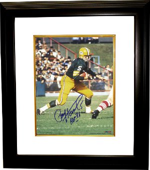 CTBL-BW5281G Paul Hornung Signed Green Bay Packers 16 x 20 Photo HOF86 Custom Framed -  Athlon, CTBL_BW5281G