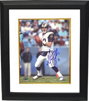 Picture of Athlon CTBL-BW5311 Marc Bulger Signed St. Louis Rams 8 x 10 Photo Custom Framed