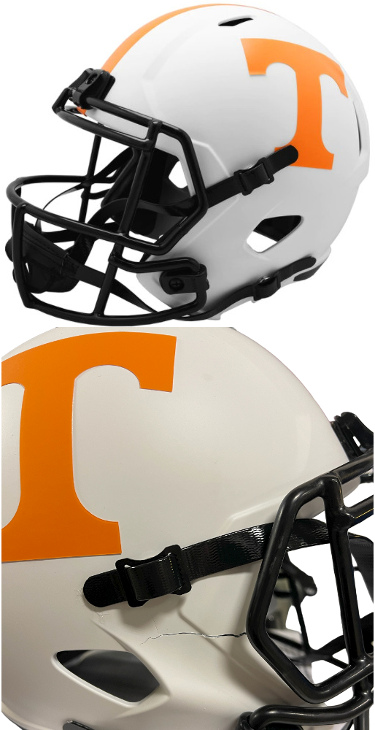 CTBL-034888 Tennessee Volunteers NCAA Riddell Lunar Eclipse Alternate Speed Full Size Replica Helmet - Imperfect