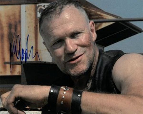 CTBL-034969 8 x 10 in. Michael Rooker Signed The Walking Dead Merle Dixon Photo - COA - Season 1 -  RDB Holdings & Consulting, CTBL_034969