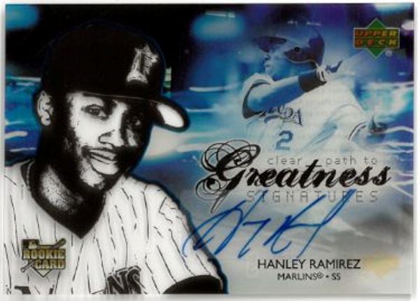 CTBL-034855 Hanley Ramirez Signed 2006 Upper Deck Future Stars Clear Path to Greatness Rookie Card - RC No.98 - Florida Marlins