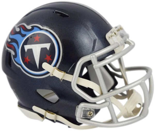 CTBL-034982 Tennessee Titans NFL Riddell Navy Speed Mini Helmet
