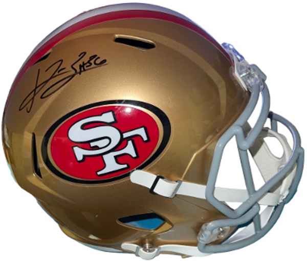 CTBL-034998 Kwon Alexander Signed San Francisco 49ers Full Size Speed Replica Helmet - JSA Witnessed No.WPP885519