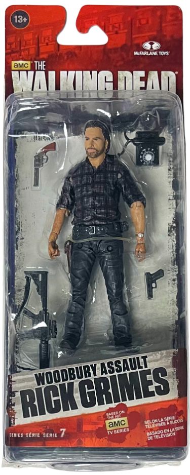 CTBL-035048 5 in. AMC the Walking Dead Woodbury Assault Rick Grimes Action Figure - Series 7 - Mcfarlane Toys -  RDB Holdings & Consulting, CTBL_035048
