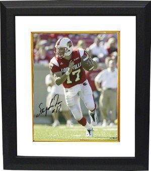 Picture of Athlon CTBL-BW381 Stefan Lefors Signed Louisville Cardinals 8 x 10 Photo Custom Framed