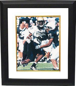 Picture of Athlon CTBL-BW3913 Antonio Bryant Signed Pittsburgh Panthers 8 x 10 Photo Custom Framed