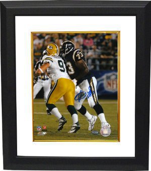 Picture of Athlon CTBL-BW4090 Marcus McNeill Signed San Diego Chargers 8 x 10 Photo Custom Framed