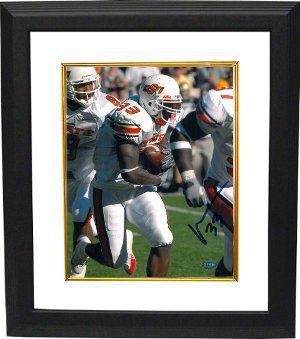 Picture of Athlon CTBL-BW4093 Vernand Morency Signed Oklahoma State Cowboys 8 x 10 Photo Custom Framed - Morency Hologram