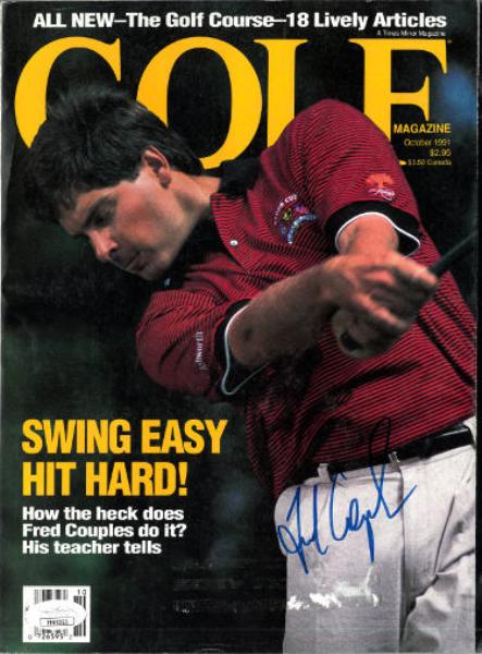 CTBL-035145 Fred Couples Signed Golf Full Magazine October 1991 Cover Wear - JSA No.EE63353 - No Label -  RDB Holdings & Consulting, CTBL_035145