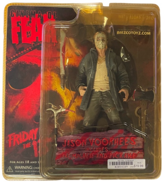 CTBL-035105 Jason Voorhees Mezco Toyz Cinema of Fear Friday the 13th 7 Figure with Axe Machete & Pick Axe -  RDB Holdings & Consulting, CTBL_035105