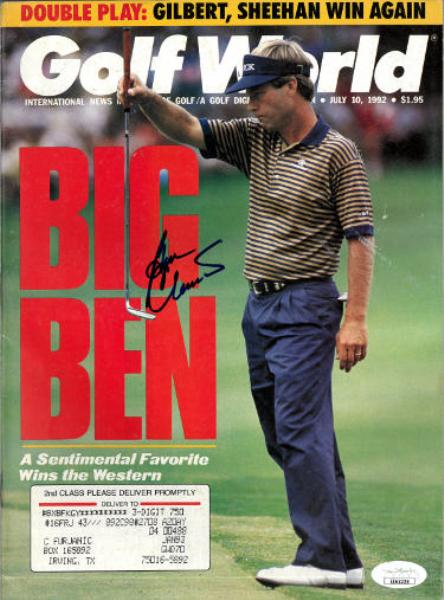 CTBL-035134 Ben Crenshaw Signed Golf World Full Magazine 7-10-1992 - JSA No.EE63328