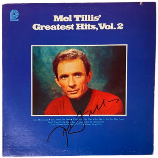 CTBL-027124 Mel Tillis Signed 1973 Greatest Hits Volume 2 Album Cover LP Vinyl Record - JSA No.GG08448 -  RDB Holdings & Consulting, CTBL_027124