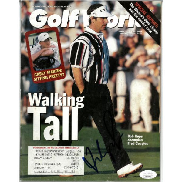 CTBL-035210 Fred Couples Signed Golf World Full Magazine - January 23 1998 - JSA No.EE63340