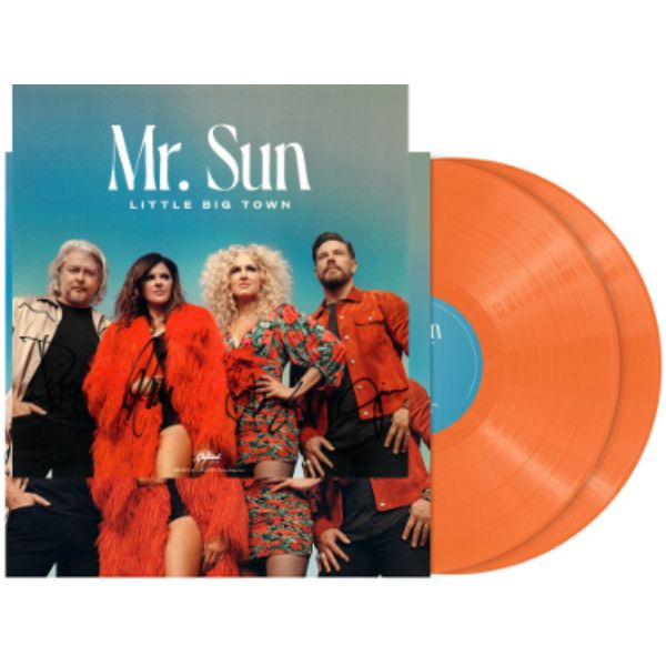 CTBL-035219 11 x 11 in. Little Big Town Band Signed 2022 Mr Sun Art Card Album Cover LP Vinyl Record