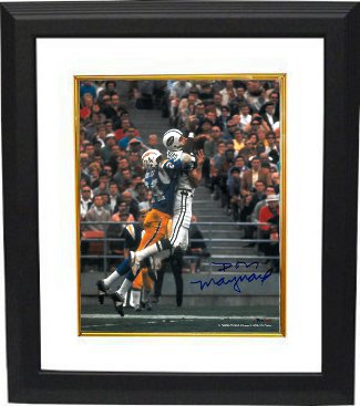 CTBL-BW11289 Don Maynard Signed New York Jets 11 x 14 Photo Custom Framed