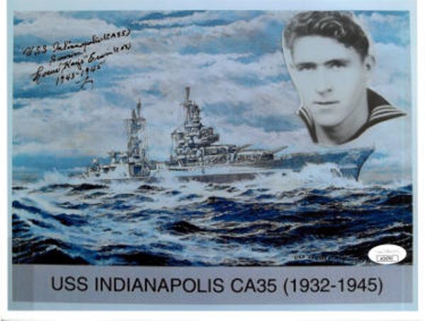 CTBL-031473 8.5 x 11 in. No-AC92702 1943-1945 Louis Kayo Erwin Signed WWII Vintage Photo - USS Indianapolis Survivor -  RDB Holdings & Consulting, CTBL_031473