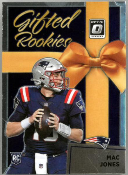 CTBL-035309 No.GR-6 2021 Mac Jones Donruss Optic Gifted Rookies Card - New England Patriots
