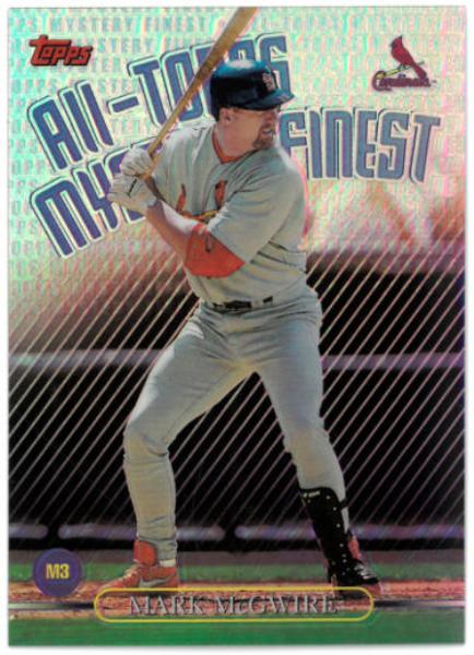 CTBL-035447 No.M3 Mark Mcgwire 1999 All-Topps Mystery Finest Refractor Card - St. Louis Cardinals