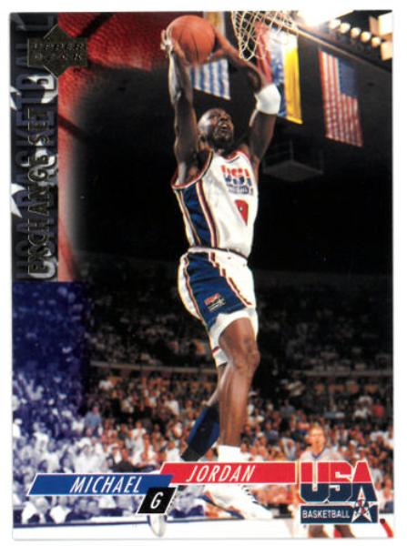 CTBL-035503 No.5 Michael Jordan 1993-1994 Upper Deck Exchange Set Card - Team Usa -  RDB Holdings & Consulting, CTBL_035503
