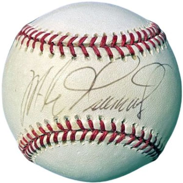 CTBL-035563 Mike Greenwell Signed Rawlings Official American League Baseall Imperfect- Bost on Red Sox