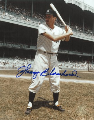 Picture of Athlon CTBL-012842 Johnny Blanchard Signed New York Yankees Photo - Deceased - 8 x 10