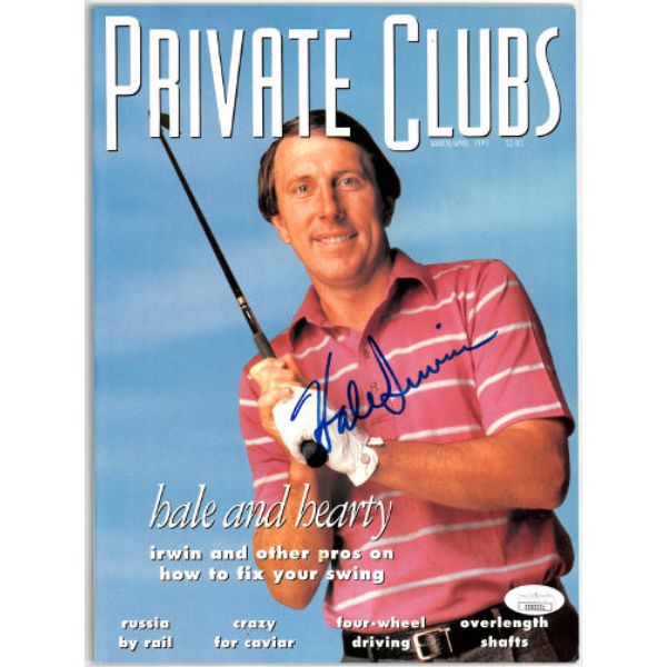 CTBL-035323 March & April 1991-JSA No.EE63231 Hale Irwin Signed Private Clubs Full Magazine