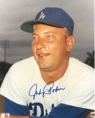 Picture of Athlon CTBL-012860 Johnny Podres Signed Los Angeles Dodgers Photo - Deceased - 8 x 10