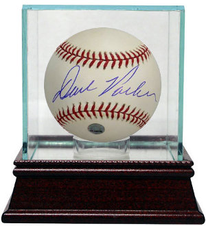 Picture of Athlon CTBL-GC4862a Dave Parker Signed Official Major League Baseball with Glass Case - MLB Hologram